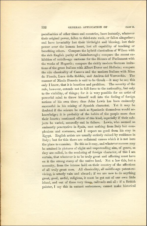 'Modern Painters' Volume I (1851 edition): Part II: Section I: Chapter VII: Page 122