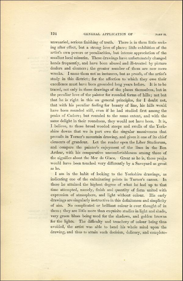 'Modern Painters' Volume I (1851 edition): Part II: Section I: Chapter VII: Page 124