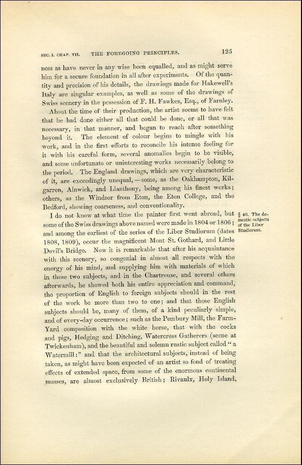 'Modern Painters' Volume I (1851 edition): Part II: Section I: Chapter VII: Page 125