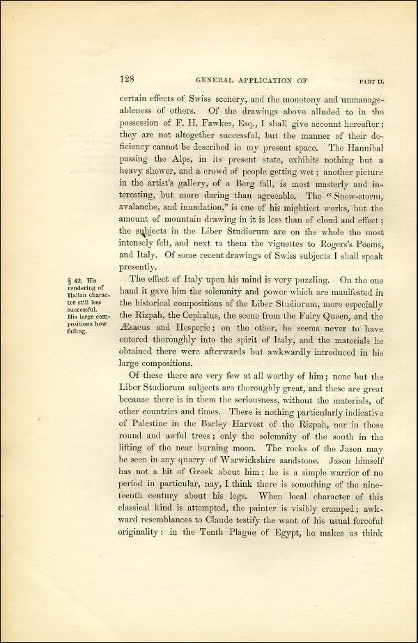 'Modern Painters' Volume I (1851 edition): Part II: Section I: Chapter VII: Page 128