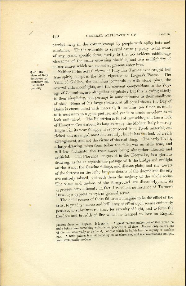 'Modern Painters' Volume I (1851 edition): Part II: Section I: Chapter VII: Page 130