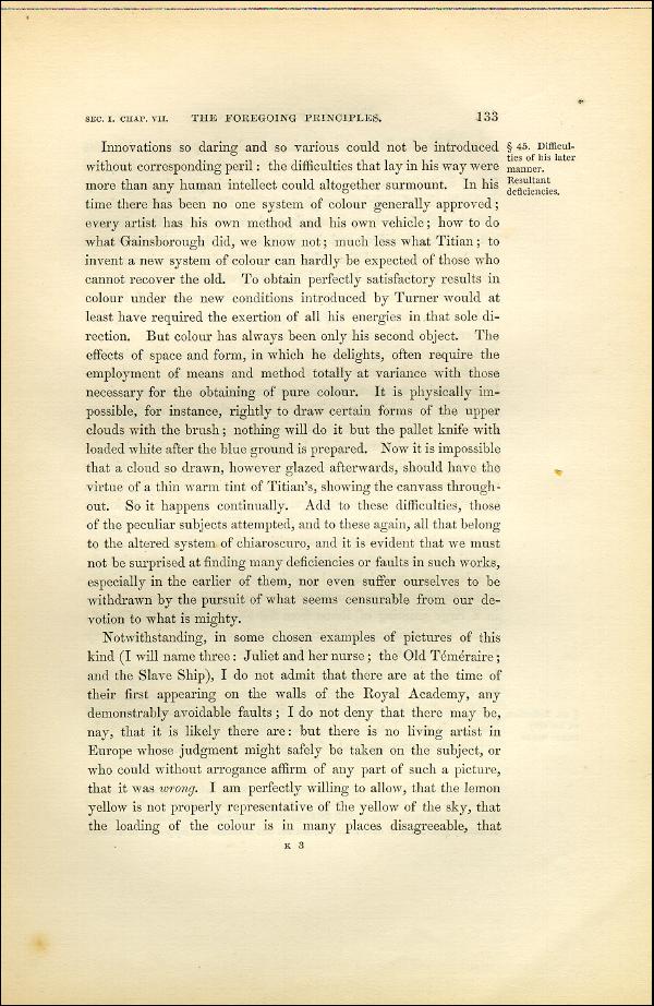 'Modern Painters' Volume I (1851 edition): Part II: Section I: Chapter VII: Page 133