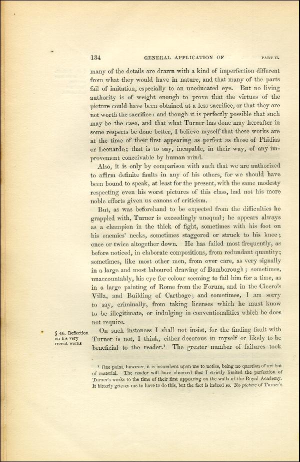 'Modern Painters' Volume I (1851 edition): Part II: Section I: Chapter VII: Page 134
