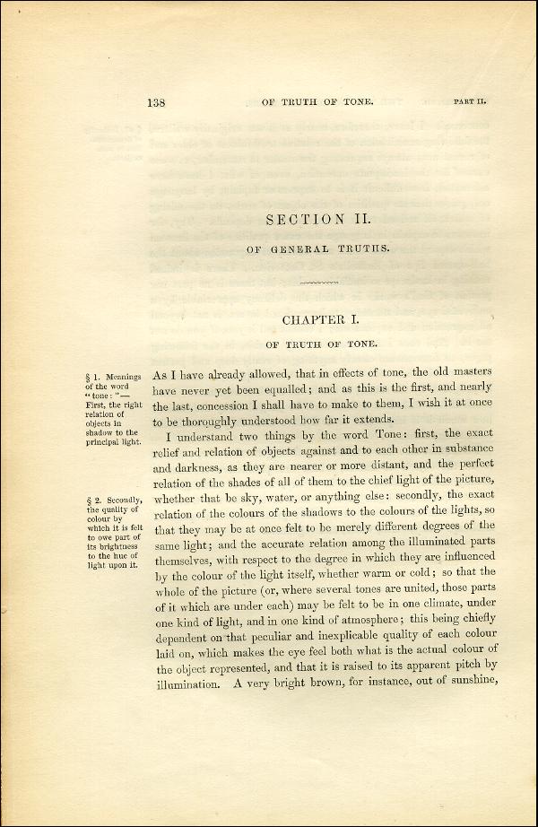 'Modern Painters' Volume I (1851 edition): Part II: Section II: Chapter I: Page 138