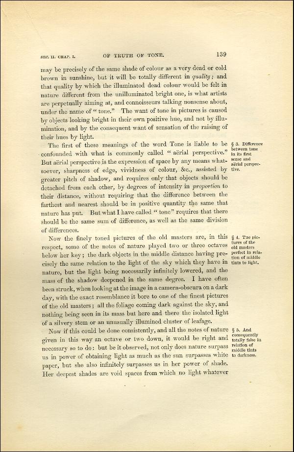 'Modern Painters' Volume I (1851 edition): Part II: Section II: Chapter I: Page 139