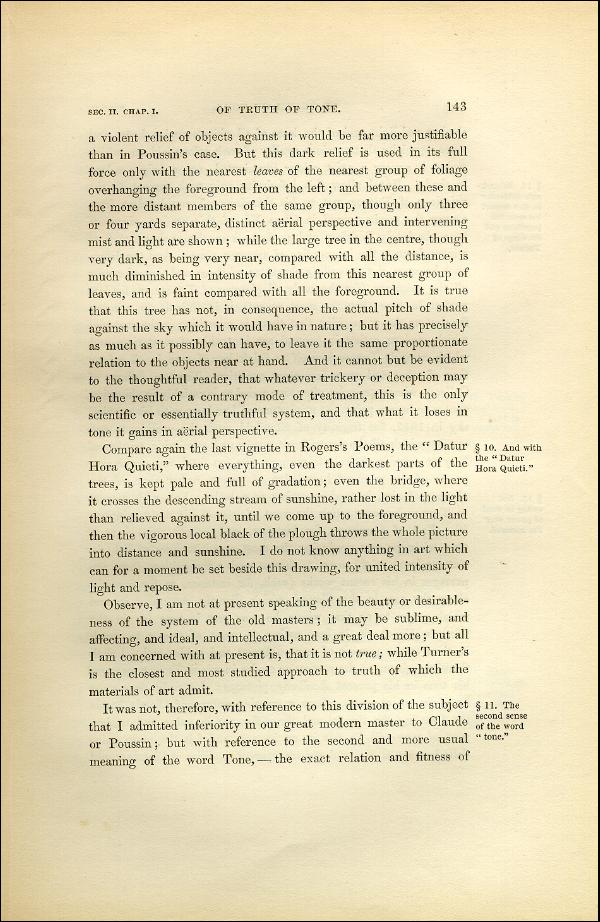 'Modern Painters' Volume I (1851 edition): Part II: Section II: Chapter I: Page 143