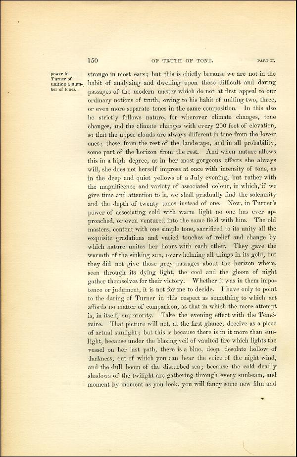 'Modern Painters' Volume I (1851 edition): Part II: Section II: Chapter I: Page 150
