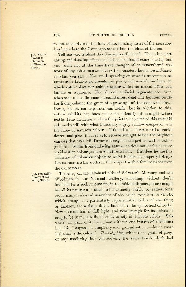 'Modern Painters' Volume I (1851 edition): Part II: Section II: Chapter II: Page 154