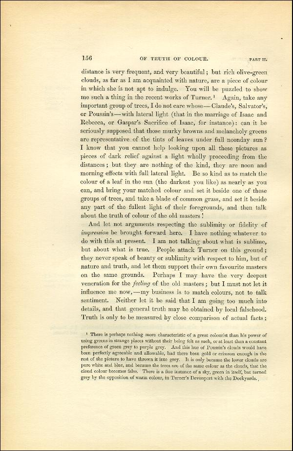 'Modern Painters' Volume I (1851 edition): Part II: Section II: Chapter II: Page 156