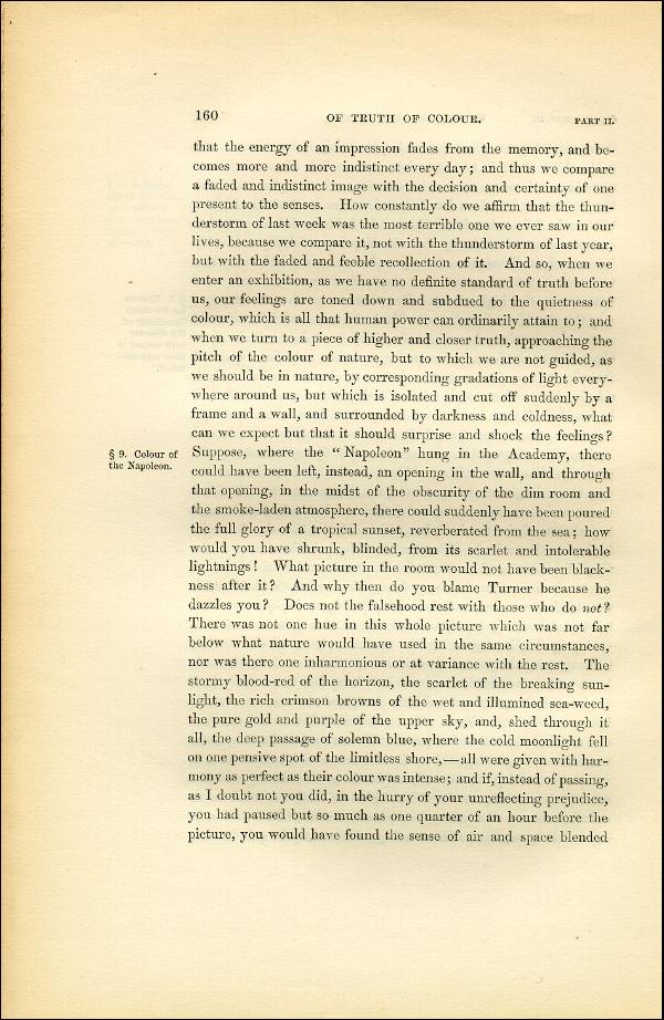 'Modern Painters' Volume I (1851 edition): Part II: Section II: Chapter II: Page 160