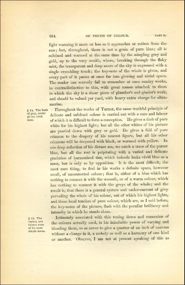 'Modern Painters' Volume I (1851 edition): Part II: Section II: Chapter II: Page 164