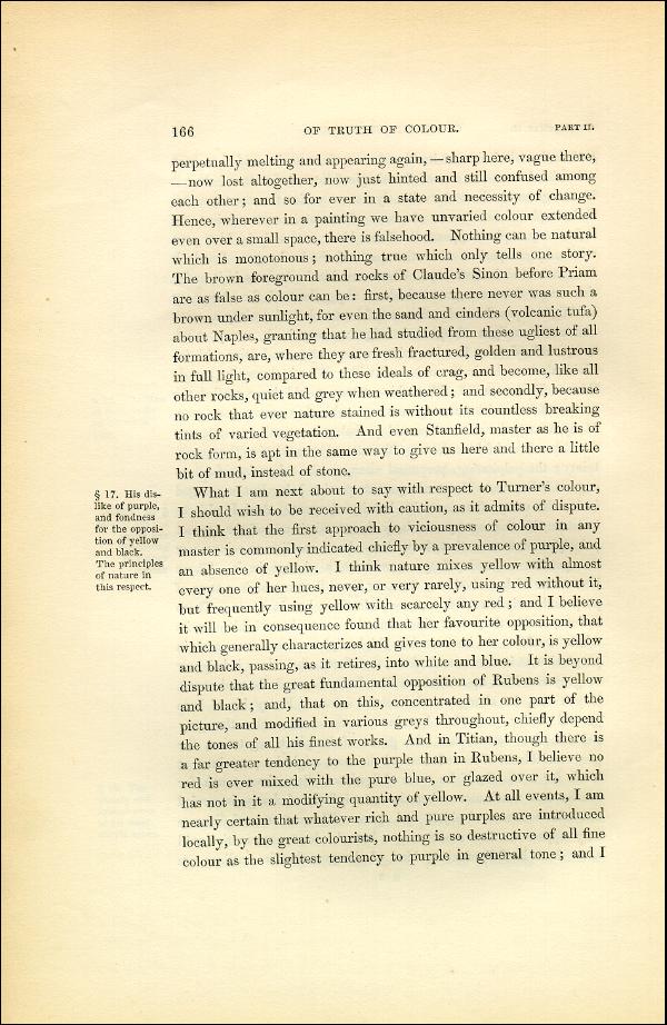 'Modern Painters' Volume I (1851 edition): Part II: Section II: Chapter II: Page 166