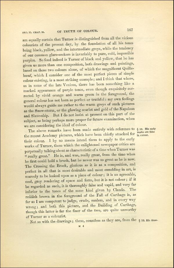 'Modern Painters' Volume I (1851 edition): Part II: Section II: Chapter II: Page 167
