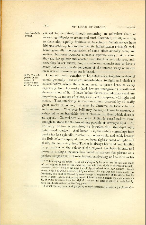 'Modern Painters' Volume I (1851 edition): Part II: Section II: Chapter II: Page 168