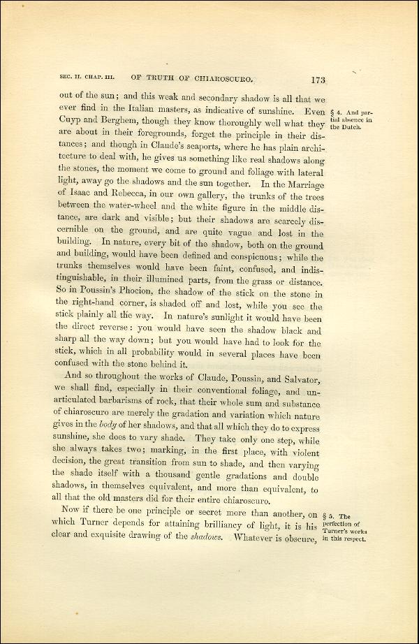 'Modern Painters' Volume I (1851 edition): Part II: Section II: Chapter III: Page 173