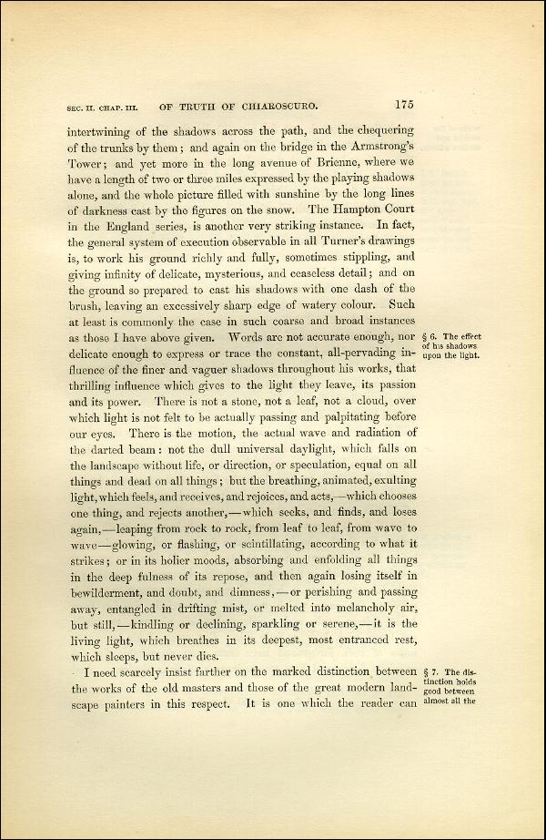 'Modern Painters' Volume I (1851 edition): Part II: Section II: Chapter III: Page 175