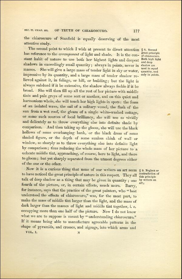 'Modern Painters' Volume I (1851 edition): Part II: Section II: Chapter III: Page 177
