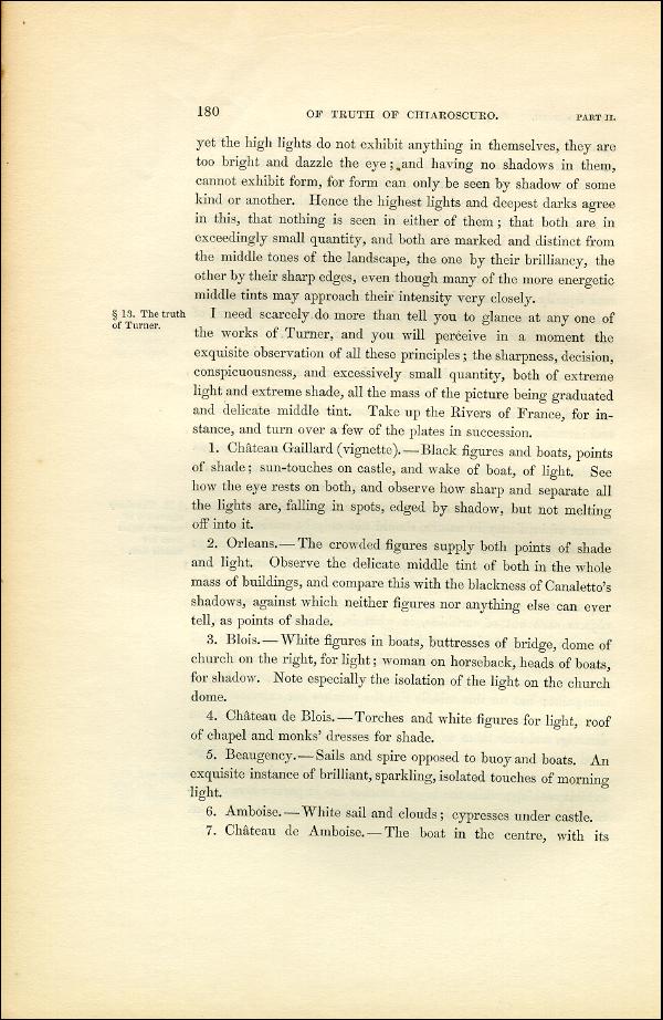 'Modern Painters' Volume I (1851 edition): Part II: Section II: Chapter III: Page 180
