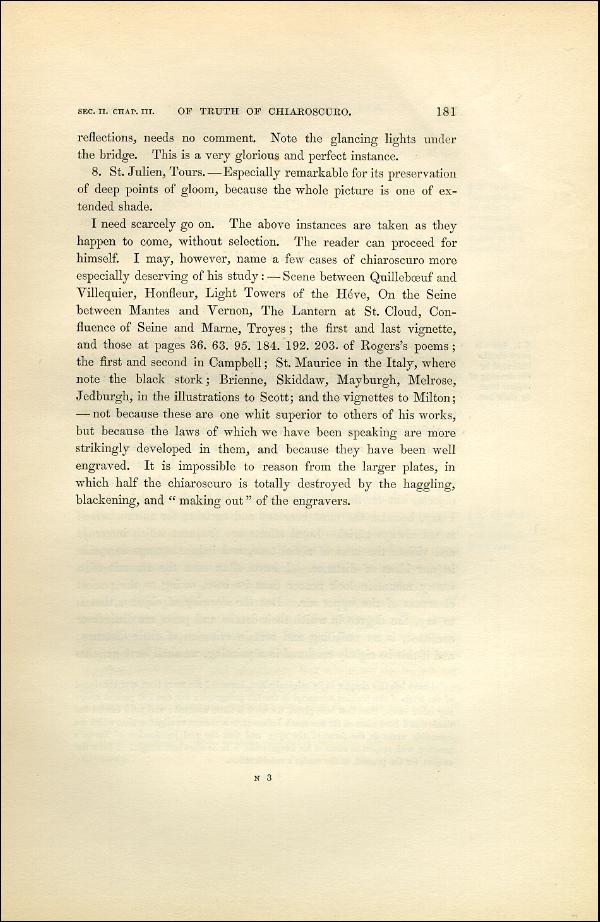 'Modern Painters' Volume I (1851 edition): Part II: Section II: Chapter III: Page 181