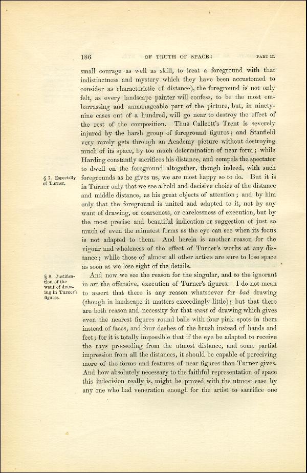 'Modern Painters' Volume I (1851 edition): Part II: Section II: Chapter IV: Page 186