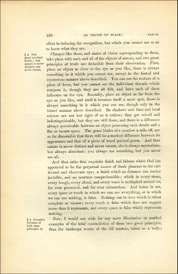 'Modern Painters' Volume I (1851 edition): Part II: Section II: Chapter V: Page 190