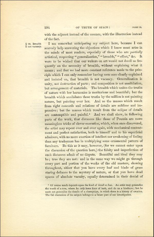 'Modern Painters' Volume I (1851 edition): Part II: Section II: Chapter V: Page 194