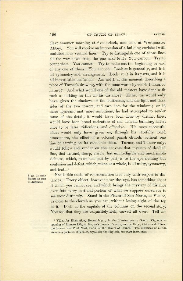 'Modern Painters' Volume I (1851 edition): Part II: Section II: Chapter V: Page 196