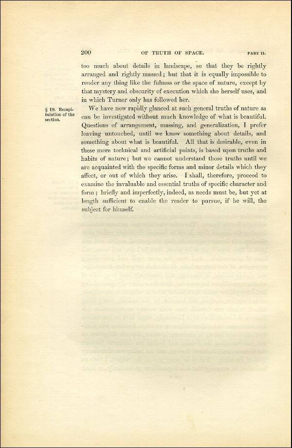 'Modern Painters' Volume I (1851 edition): Part II: Section II: Chapter V: Page 200