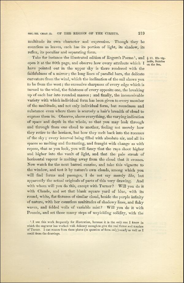 'Modern Painters' Volume I (1851 edition): Part II: Section III: Chapter II: Page 219