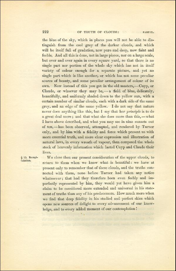 'Modern Painters' Volume I (1851 edition): Part II: Section III: Chapter II: Page 222