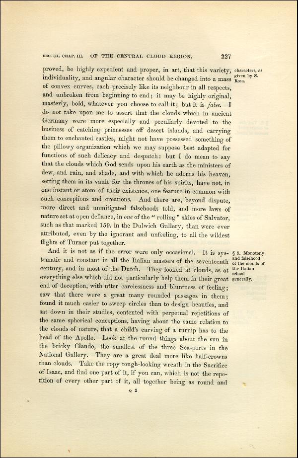 'Modern Painters' Volume I (1851 edition): Part II: Section III: Chapter III: Page 227