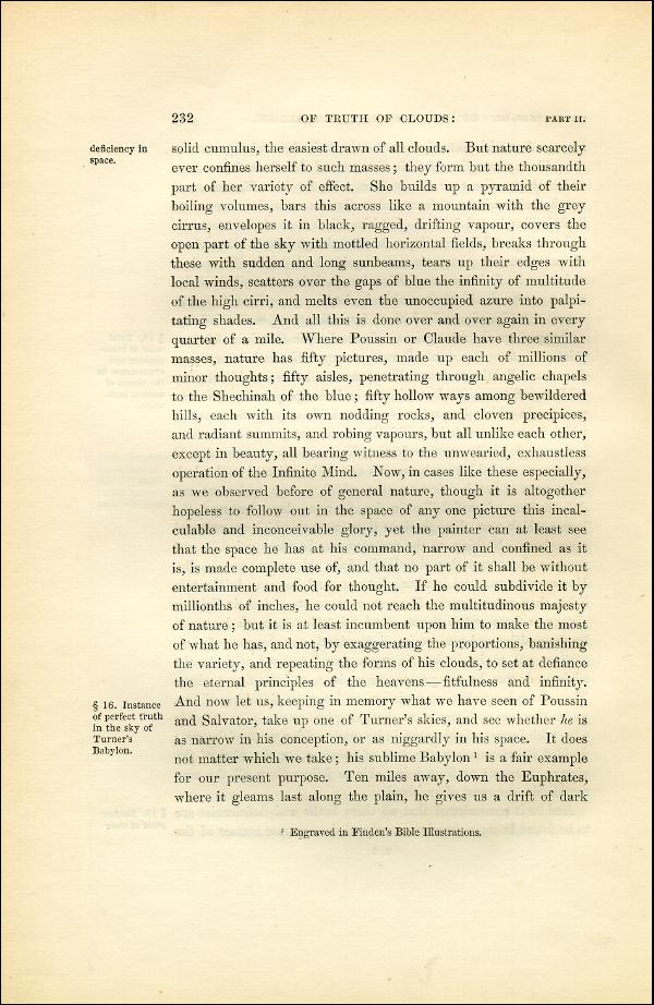 'Modern Painters' Volume I (1851 edition): Part II: Section III: Chapter III: Page 232