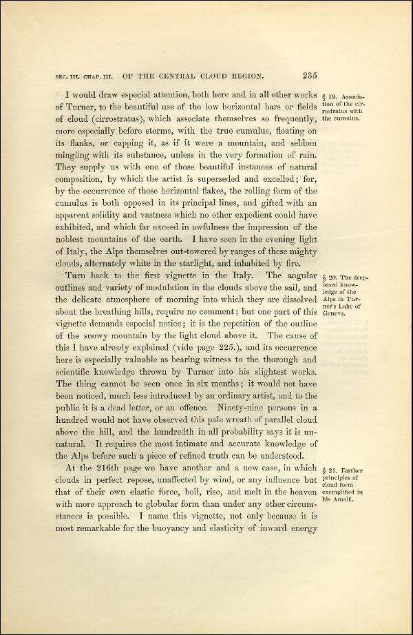 'Modern Painters' Volume I (1851 edition): Part II: Section III: Chapter III: Page 235