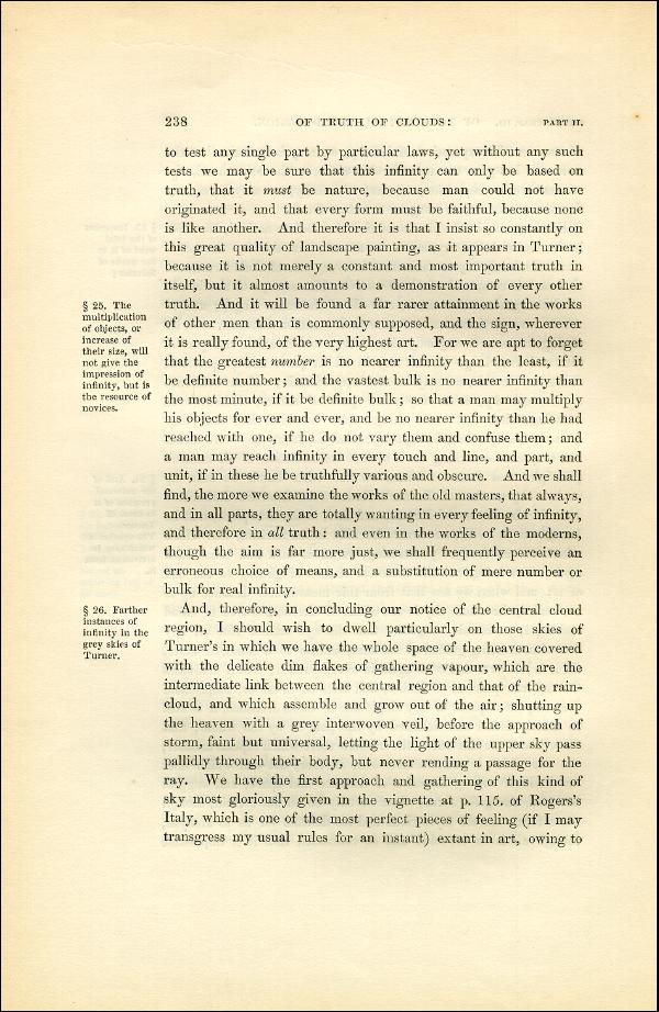 'Modern Painters' Volume I (1851 edition): Part II: Section III: Chapter III: Page 238
