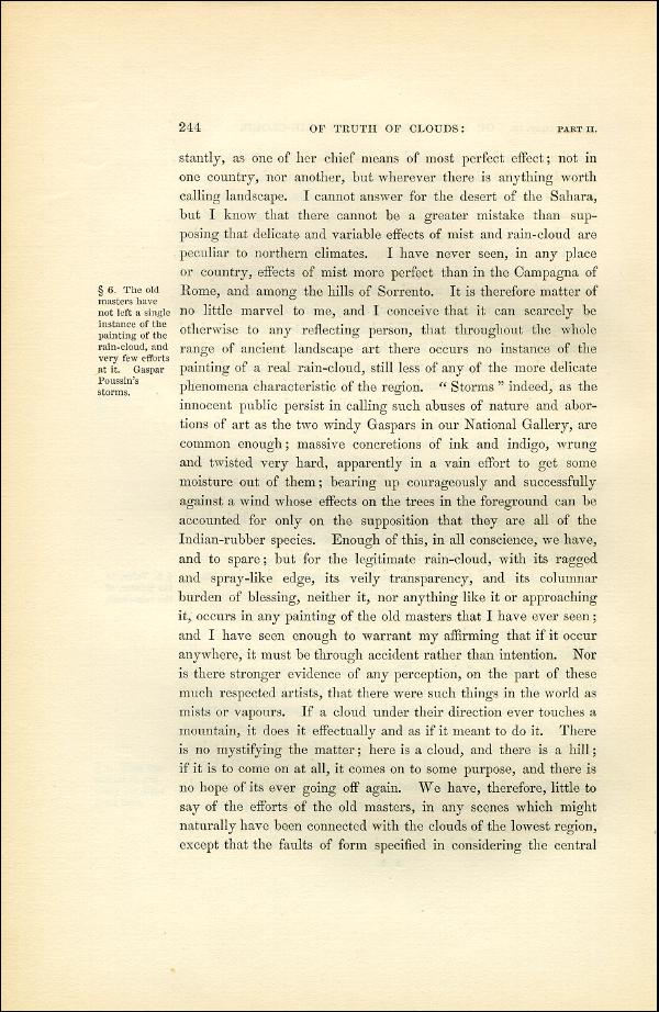 'Modern Painters' Volume I (1851 edition): Part II: Section III: Chapter IV: Page 244