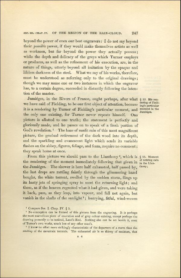 'Modern Painters' Volume I (1851 edition): Part II: Section III: Chapter IV: Page 247