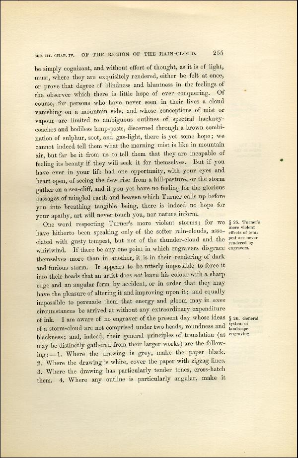 'Modern Painters' Volume I (1851 edition): Part II: Section III: Chapter IV: Page 255