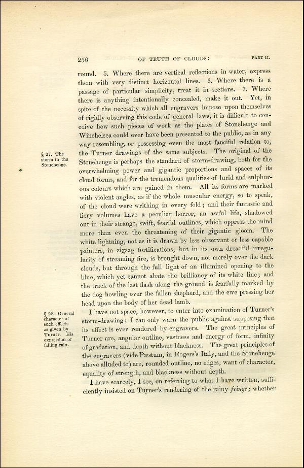 'Modern Painters' Volume I (1851 edition): Part II: Section III: Chapter IV: Page 256