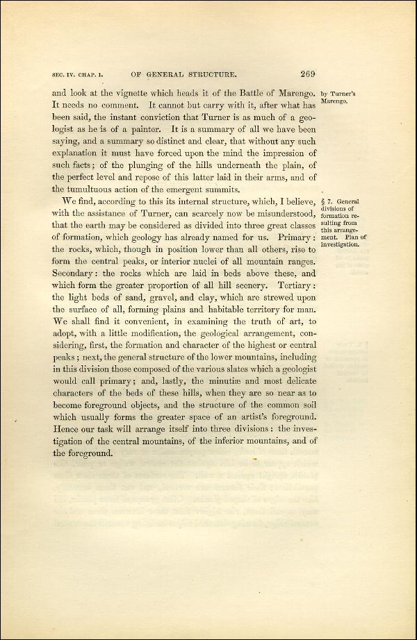 'Modern Painters' Volume I (1851 edition): Part II: Section IV: Chapter I: Page 269