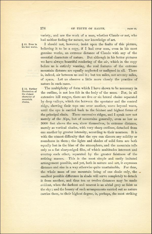 'Modern Painters' Volume I (1851 edition): Part II: Section IV: Chapter II: Page 276