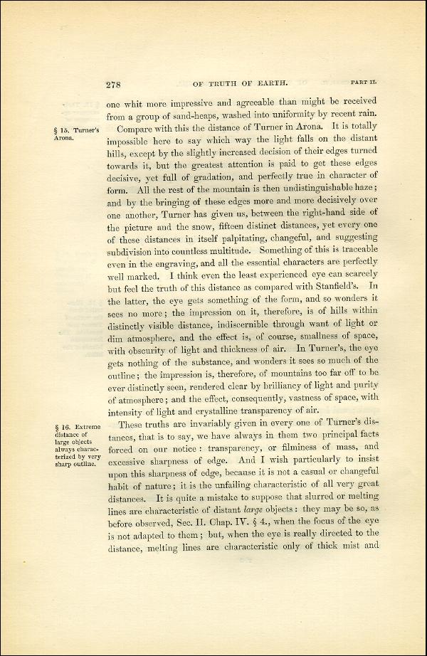 'Modern Painters' Volume I (1851 edition): Part II: Section IV: Chapter II: Page 278