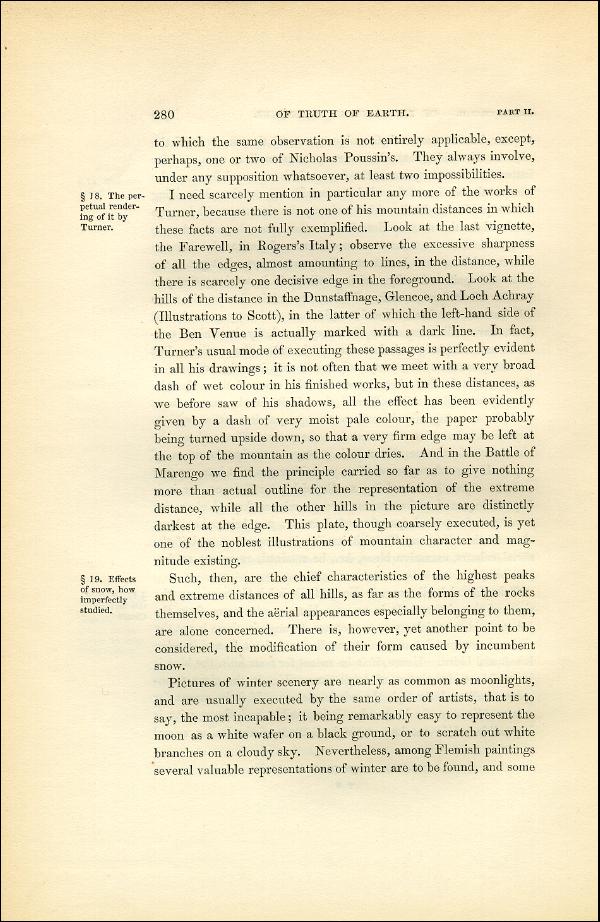 'Modern Painters' Volume I (1851 edition): Part II: Section IV: Chapter II: Page 280
