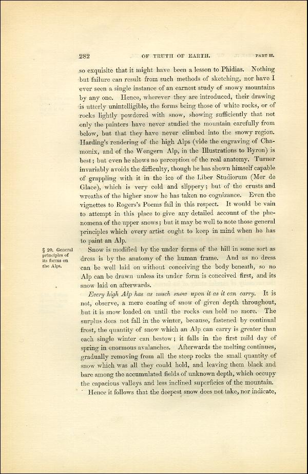 'Modern Painters' Volume I (1851 edition): Part II: Section IV: Chapter II: Page 282