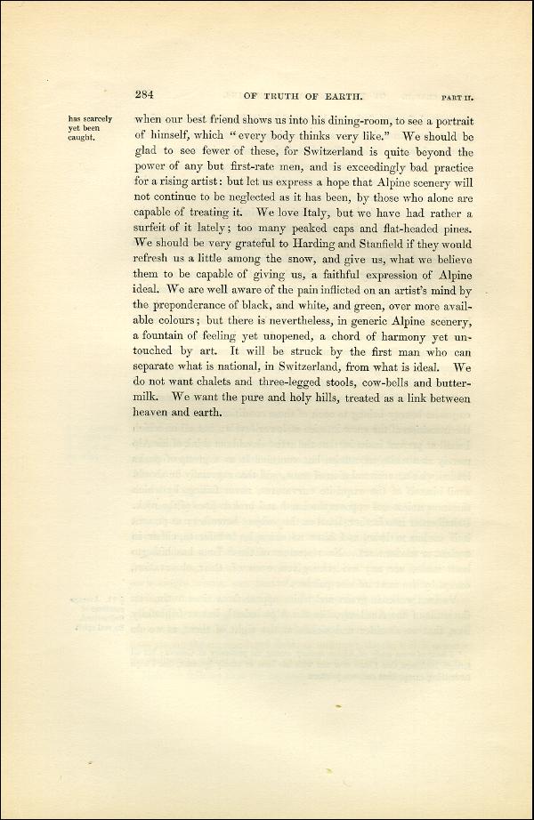 'Modern Painters' Volume I (1851 edition): Part II: Section IV: Chapter II: Page 284