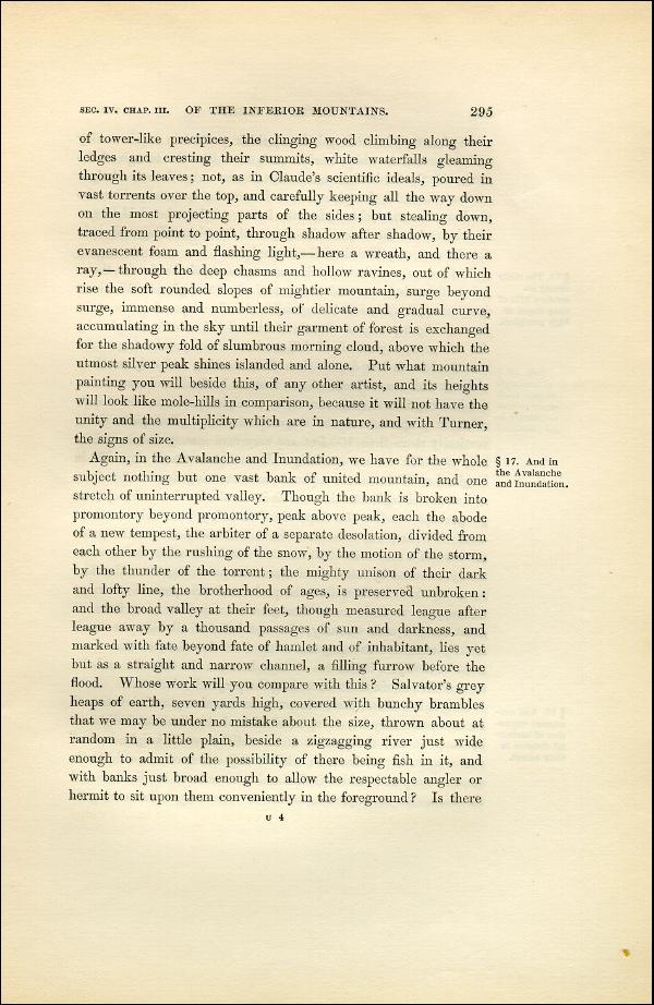 'Modern Painters' Volume I (1851 edition): Part II: Section IV: Chapter III: Page 295