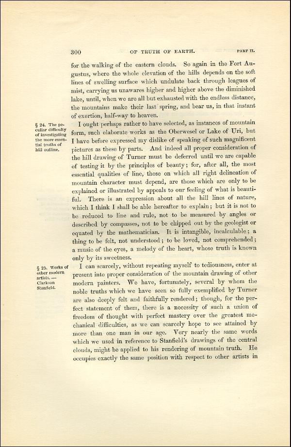 'Modern Painters' Volume I (1851 edition): Part II: Section IV: Chapter III: Page 300