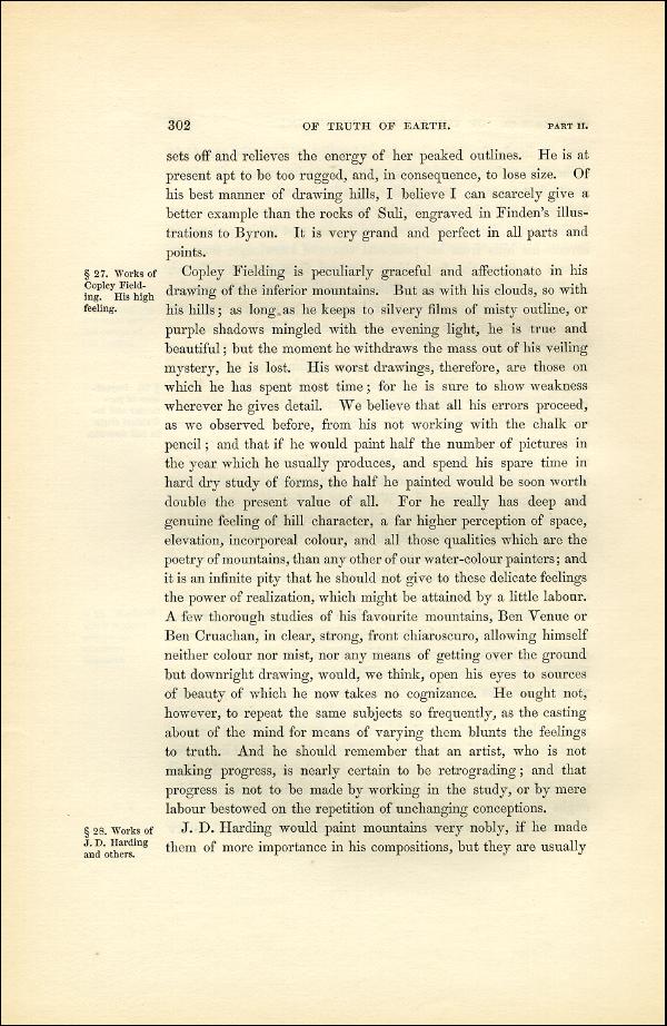 'Modern Painters' Volume I (1851 edition): Part II: Section IV: Chapter III: Page 302
