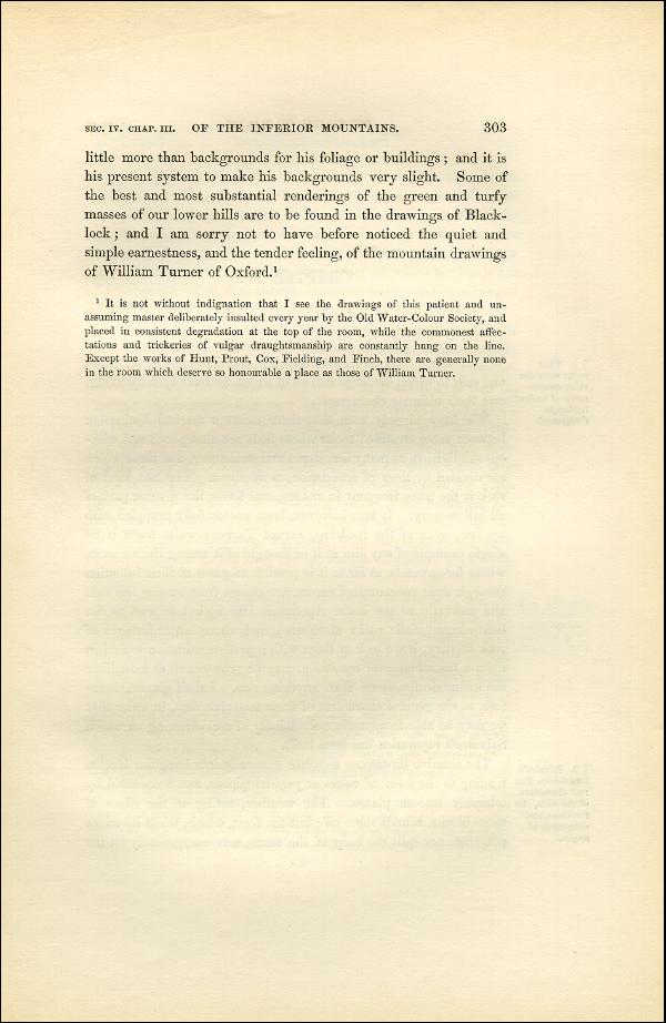 'Modern Painters' Volume I (1851 edition): Part II: Section IV: Chapter III: Page 303