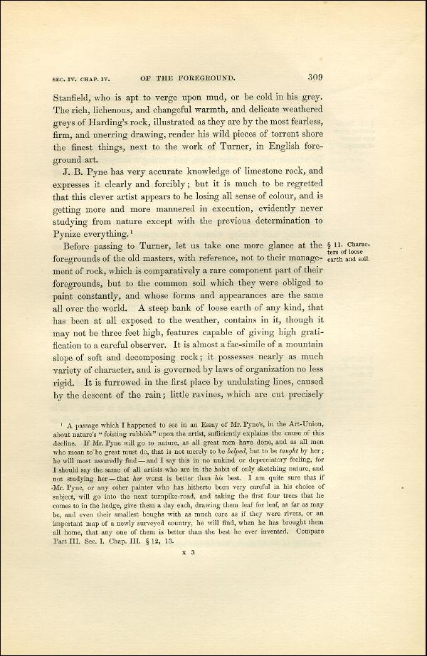 'Modern Painters' Volume I (1851 edition): Part II: Section IV: Chapter IV: Page 309