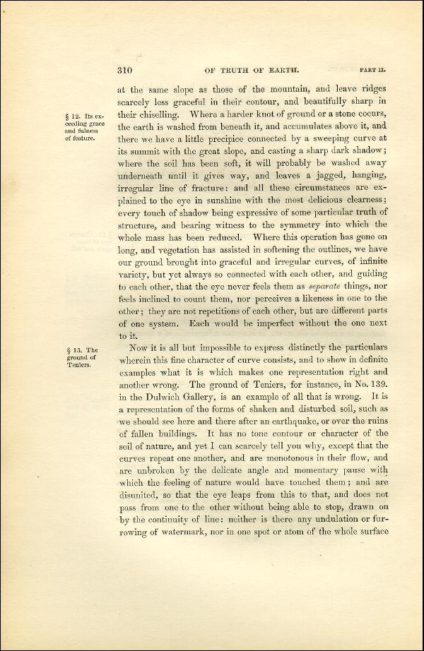 'Modern Painters' Volume I (1851 edition): Part II: Section IV: Chapter IV: Page 310